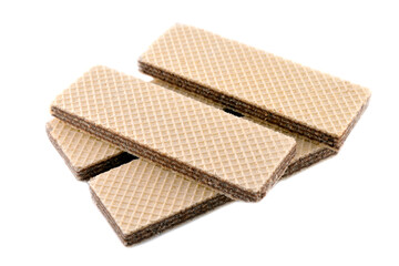 Wafer tiles on a white background.