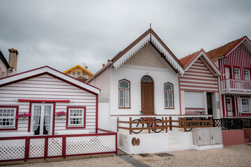 Obraz premium colorful beach houses