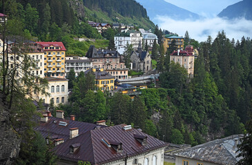 Fototapeta premium Bad Gastein landscape in the morning