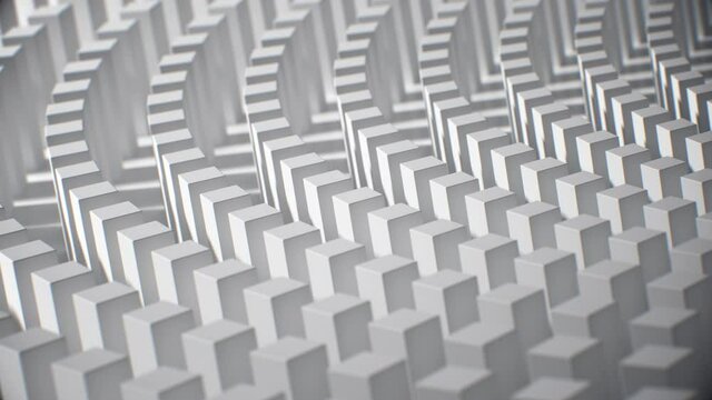 Abstract background for business presentation, Cubes closeup stracture seamlees animation