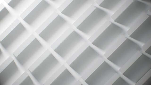 Abstract background for business presentation, Cubes closeup stracture with shadows seamlees animation 