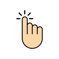 Obraz premium touch icon design vector template