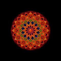 A Mandala design idea. vector file.