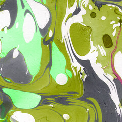 Colorful marble ink texture on watercolor paper background. Marble stone image. Bath bomb effect....