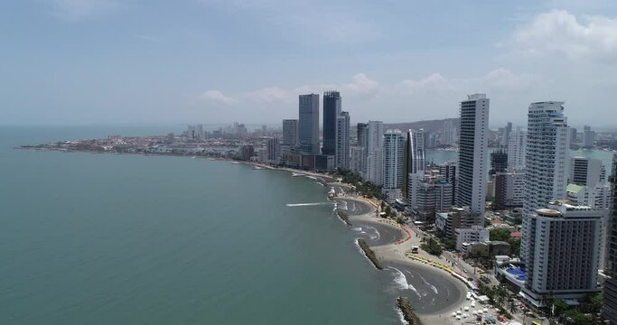 Drone Footage Cartagena, Colombia 4k