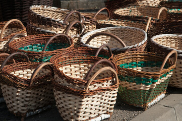 Traditional wicker baskets for sale