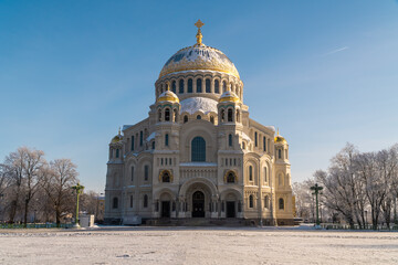 St. Nicholas Sea Cathedral on a frosty February day.