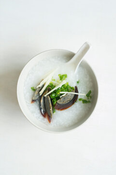 Century egg congee