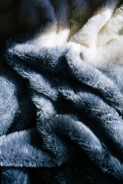Faux fur blanket