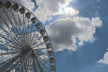 ferris wheel in the sky