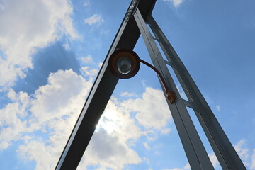 bridge over blue sky