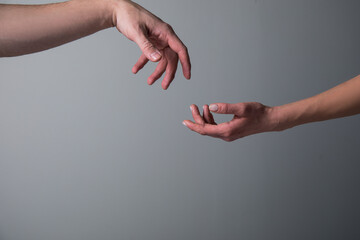 Couple in love. Hands concept. Photo. Idea. Love couple. 