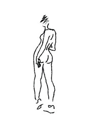 silhouette of a woman