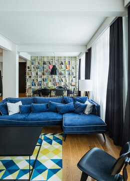 Modern luxurious living room