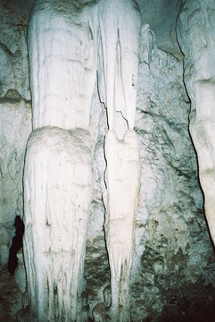 Tooth-shaped Stalactites in Thailand Cave