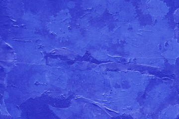 Cardboard blue abstract pattern texture close-up. Retro old paper background. Grunge concrete wall. Vintage blank wallpaper.