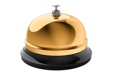 Reception bell, 3D rendering