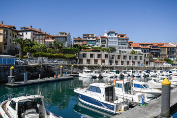 Fototapeta na wymiar Views of the port of Llanes in Asturias