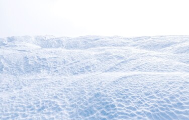 Fototapeta na wymiar Snow frozen dunes 