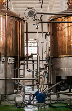 Old brewery complex /beer making process