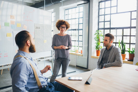 Colleagues Working in a Team