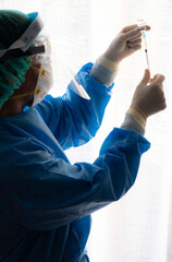 Vacunación de Covid-19 en España, personal sanitario
