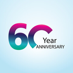 Year Anniversary Logo Vector Template Design Illustration
