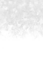 White ink and watercolor texture on white paper background. Gradient paint strokes and decalcomania effect. Hand-painted gouache abstract image. Mess on the canvas.