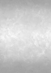 White ink and watercolor texture on white paper background. Gradient paint strokes and decalcomania effect. Hand-painted gouache abstract image. Mess on the canvas.