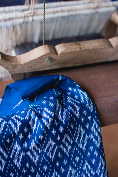 Traditional indigo fabrics