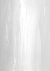 White ink and watercolor texture on white paper background. Gradient paint strokes and decalcomania effect. Hand-painted gouache abstract image. Mess on the canvas.