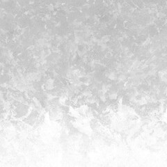 White ink and watercolor texture on white paper background. Gradient paint strokes and decalcomania effect. Hand-painted gouache abstract image. Mess on the canvas.