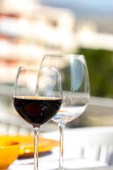 Exterior photography of a baclony