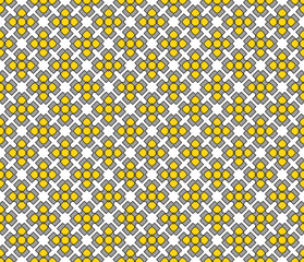 gray yellow cross pattern