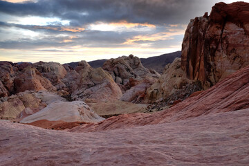 Valley of fire sunset