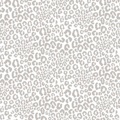Leopard skin seamless pattern. Wild print animal background for paper wrap, textile, package and print design.