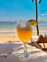 cocktail at the beach