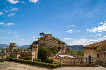 Fototapeta na wymiar Castillo de Xativa, Játiva, Alicante, Comunidad Valenciana, España.