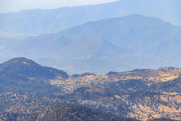 Obraz premium View of remote village in Taurus mountains, Turkey