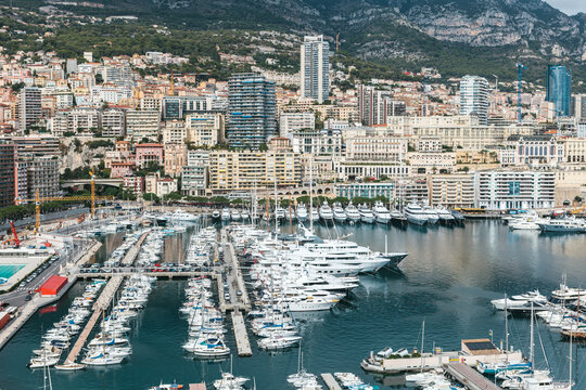 View of Monaco harbour