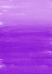 Purple ink and watercolor texture on white paper background. Gradient paint strokes and decalcomania effect. Hand-painted gouache abstract image. Mess on the canvas.