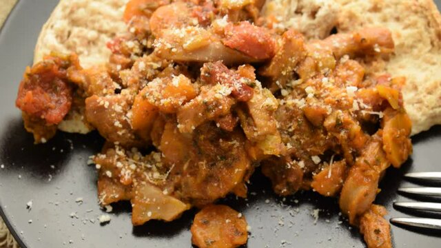 Tripas Kutteln Tripes Tripice ft2102_0021 Trippe alla parmigiana