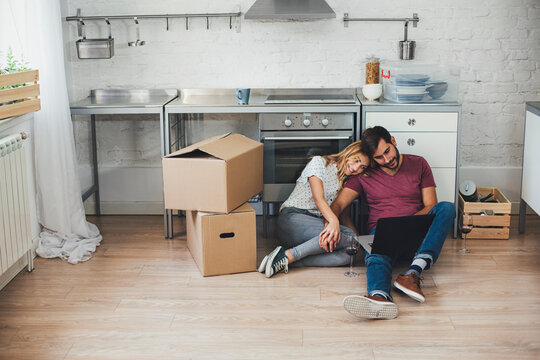 Couple In Love Moving In