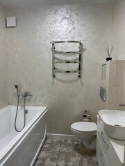 modern bathroom in a hotel