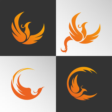 Colored Logo Firebird Flies