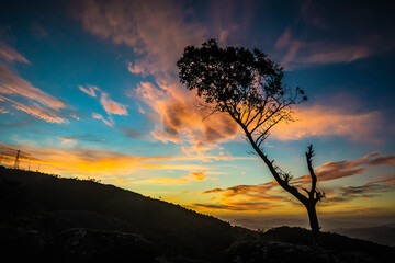 Dusk straight from Morro do Bananal, in Laguna-SC.