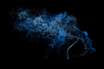 Dust Explosion Color Background Color