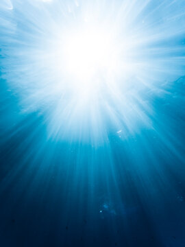 Sunlight through water