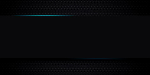 
Futuristic perforated technology abstract background with blue neon glowing shape