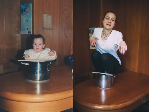 Childhood photo recreation 1996-2017